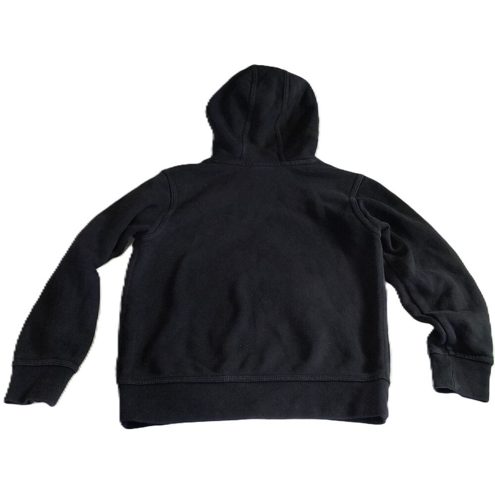 Nike Sparks Girls Pullover Hoodie Swoosh Logo Fleece Causal Black Size S G001 - Picture 8 of 8